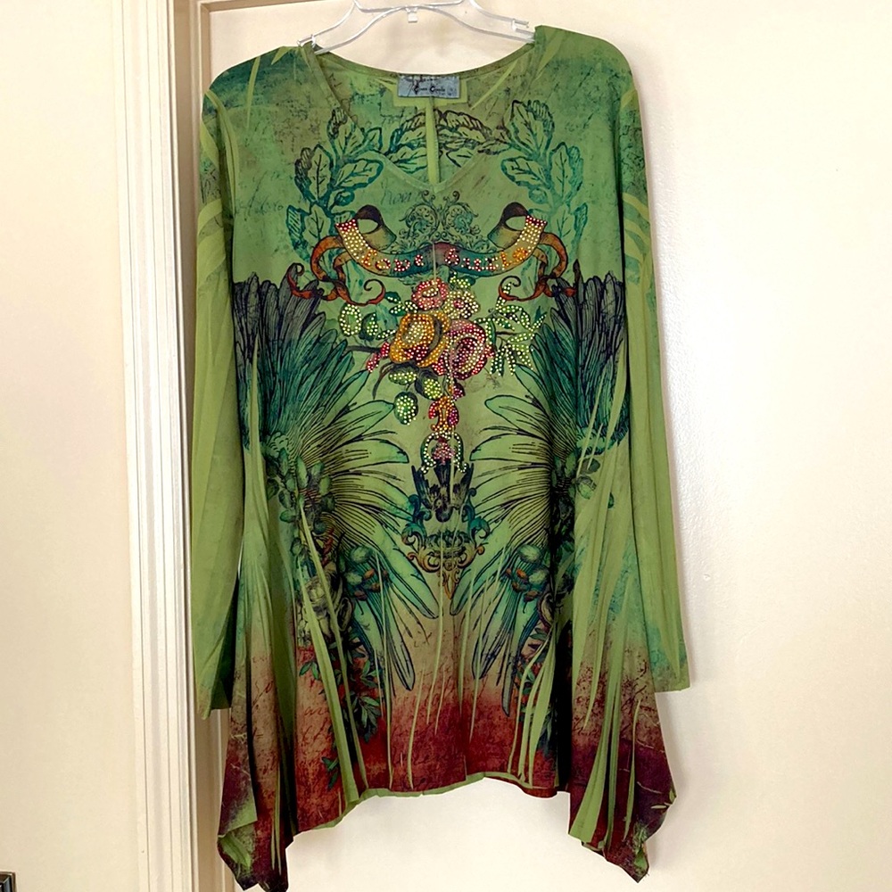 Ed Hardy style Tunic Top